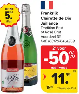 Carrefour Clairette de Die Jaillance aanbieding