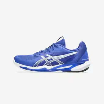 Decathlon Multicourt tennisschoenen voor heren Gel-Solution Speed FF3 blauw wit aanbieding