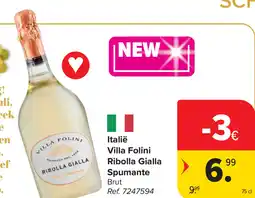 Carrefour Villa Folini Ribolla Gialla Spumante aanbieding