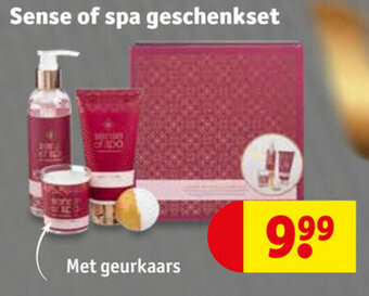 Kruidvat Sense of spa geschenkset aanbieding