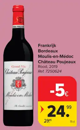 Carrefour Moulis-en-Médoc Château Poujeaux Bordeaux aanbieding