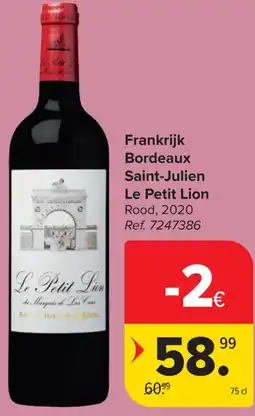 Carrefour Le Petit Lion Bordeaux Saint-Julien aanbieding