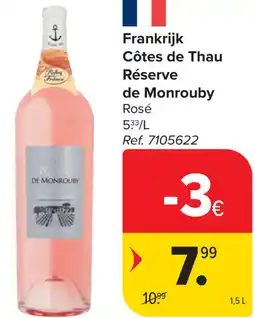 Carrefour Côtes de Thau Réserve de Monrouby aanbieding