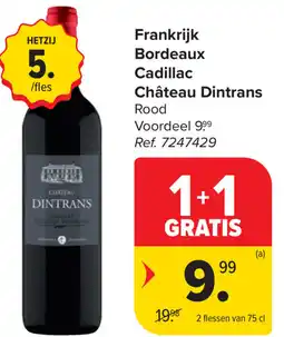 Carrefour Cadillac Château Dintrans Bordeaux aanbieding
