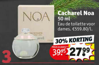 Kruidvat Cacharel Noa 50ml aanbieding