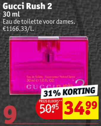 Kruidvat Gucci Rush 2 30ml aanbieding