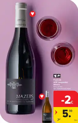 Carrefour AOP Languedoc Mazers aanbieding