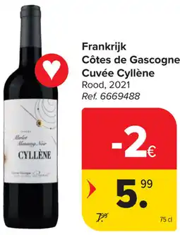 Carrefour Côtes de Gascogne Cuvée Cyllène aanbieding