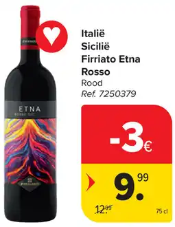 Carrefour Firriato Etna Rosso Sicilië aanbieding