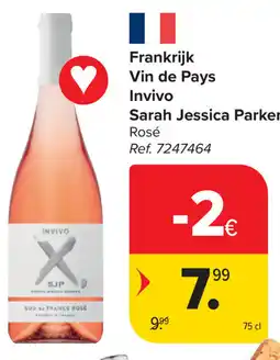 Carrefour Invivo Sarah Jessica Parker Vin de Pays aanbieding