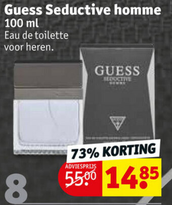 Kruidvat Guess Seductive homme 100ml aanbieding