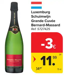 Carrefour Bernard-Massard Grande Cuvée Schuimwijn aanbieding