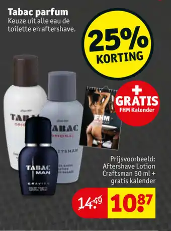 Kruidvat Aftershave Lotion Craftsman 50ml + gratis kalender aanbieding