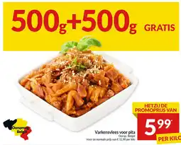 Intermarché Varkensvlees voor pita aanbieding