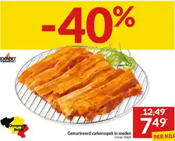 Intermarché Gemarineerd varkensspek in sneden aanbieding
