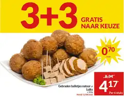 Intermarché Gebraden balletjes natuur of Luiks aanbieding