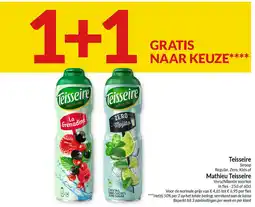Intermarché Teisseire Siroop Regular, Zero, Kids of Mathieu Teisseire aanbieding