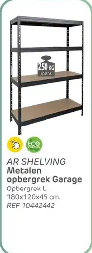 BricoPlanit Ar shelving metalen opbergrek garage aanbieding