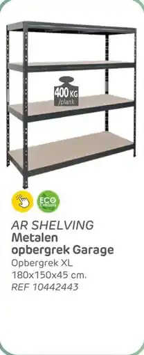 BricoPlanit Ar shelving metalen opbergrek garage aanbieding