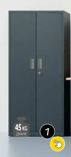 BricoPlanit Ar shelving hoge metalen kast garage aanbieding