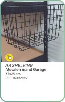 BricoPlanit Ar shelving metalen mand garage aanbieding