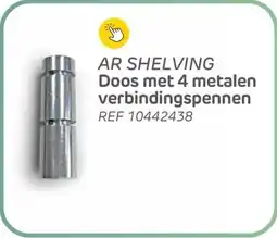 BricoPlanit Ar shelving doos met 4 metalen verbindingspennen aanbieding