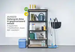 BricoPlanit Avasco opbergrek atlas in gegalvaniseerd metaal aanbieding