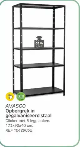 BricoPlanit Avasco opbergrek in gegalvaniseerd staal aanbieding