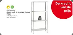 BricoPlanit Baseline opbergrek in gegalvaniseerd staal aanbieding