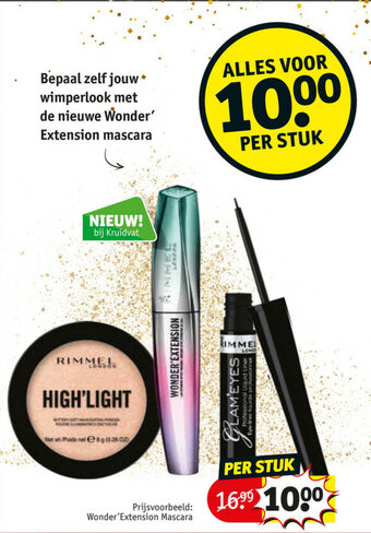 Kruidvat Wonder' Extension Mascara aanbieding