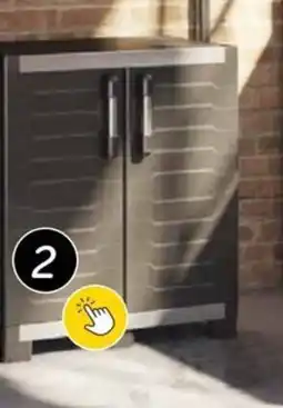 BricoPlanit Keter lage kast XL garage aanbieding