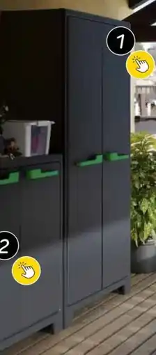 BricoPlanit Keter hoge kast moby aanbieding