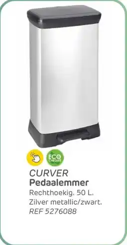 BricoPlanit Curver pedaalemmer aanbieding