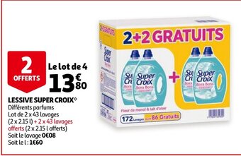 Auchan Lessive super croix aanbieding