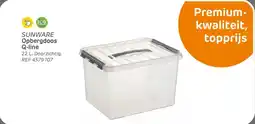 BricoPlanit Sunware opbergdoos Q-line aanbieding