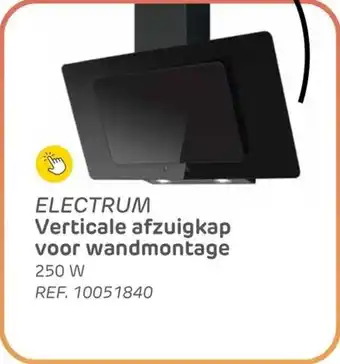 BricoPlanit Electrum verticale afzuigkap voor wandmontage aanbieding