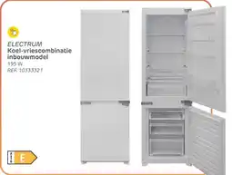 BricoPlanit Electrum koel-vriescombinatie inbouwmodel aanbieding
