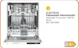 BricoPlanit Electrum vaatwasser inbouwmodel aanbieding