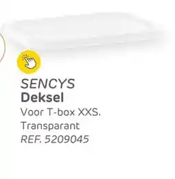 BricoPlanit Sencys deksel aanbieding