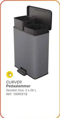 BricoPlanit Curver pedaalemmer aanbieding