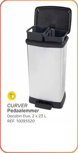 BricoPlanit Curver pedaalemmer aanbieding