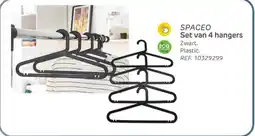 BricoPlanit Spaceo set van 4 hangers aanbieding