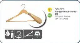 BricoPlanit Spaceo hanger met schoud ers aanbieding