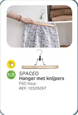 BricoPlanit Spaceo hanger met knijpers aanbieding