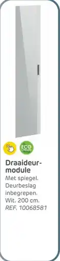 BricoPlanit Draaideur- module aanbieding