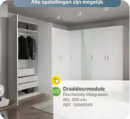 BricoPlanit Draaideurmodule aanbieding