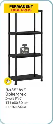 BricoPlanit Baseline opbergrek aanbieding