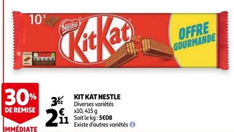 Auchan Kit kat nestle aanbieding