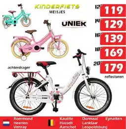 iTEK Kinderfiets meisjes aanbieding