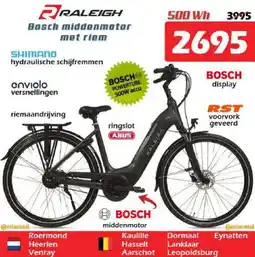 iTEK Bosch middenmotor met riem aanbieding